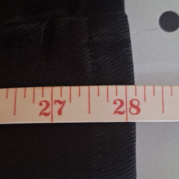 Vintage Lip Service Juniors Jeans Flared Low Rise Black Y2K Size 9 - Picture 12 of 15